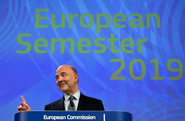 EU calls for sanctions against Italy over budget | iNFOnews.ca CP185138905