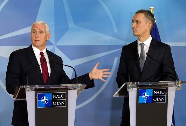 Pence tries to reassure European leaders shaken by Trump | iNFOnews.ca CP550084827