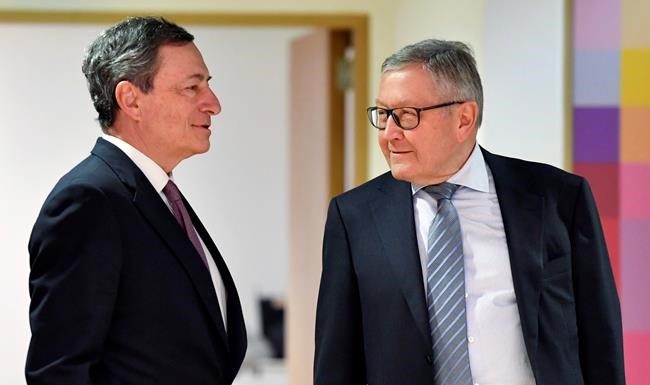 ECB head: Higher inflation needed to end stimulus | iNFOnews.ca CP184903143