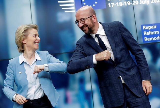 EU agrees on $2.1 trillion deal after marathon summit | iNFOnews.ca CP828744660