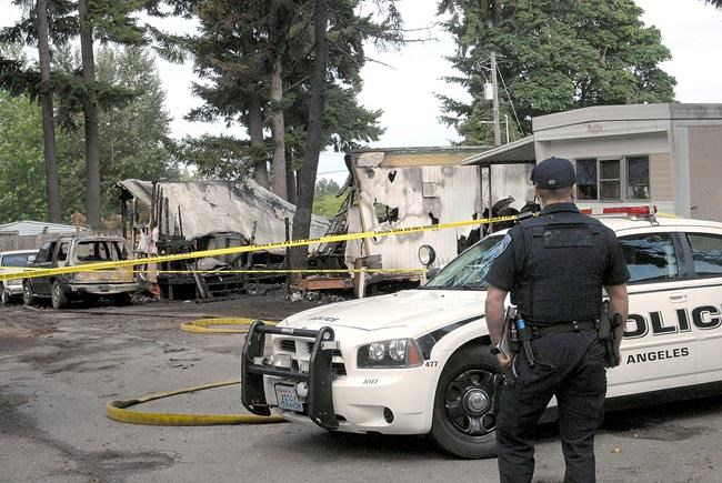 Man arrested in Washington mobile home fire that killed 4 | iNFOnews.ca CP470144808