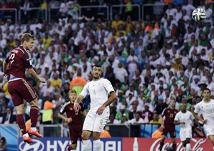 Kokorin gives Russia 1-0 lead against Algeria at halftime in World Cup Group H match | iNFOnews.ca CP28920291
