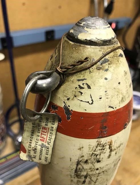 Military bomb sat in Manitoba basement for more than 25 years: RCMP | iNFOnews.ca