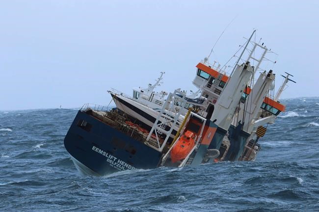 Salvage of Dutch ship adrift off Norway postponed for a day | iNFOnews.ca Salvage of Dutch ship adrift off Norway postponed for a day | iNFOnews.ca