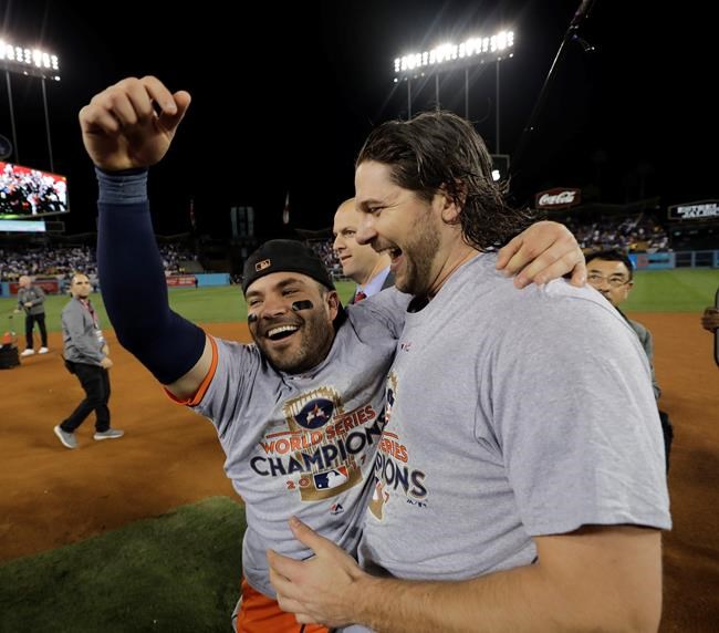World Series champion Astros hold off on White House talk | iNFOnews.ca CP2081791800