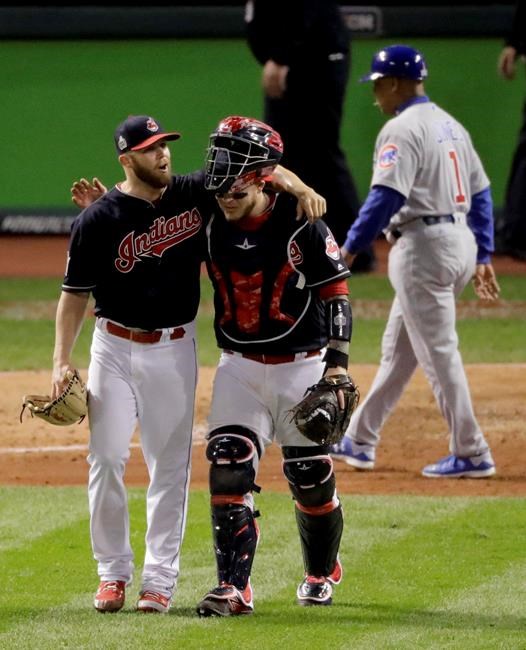 Kluber, Perez, Indians beat Cubs 6-0 in World Series opener | iNFOnews.ca