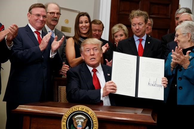 AP FACT CHECK: Trump's tax plan is far from the biggest ever | iNFOnews.ca