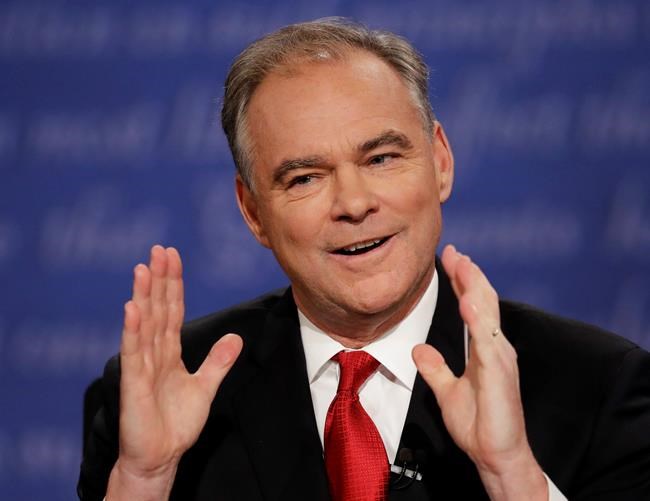 Aggressive in spotlight, Kaine charms donors in private | iNFOnews.ca