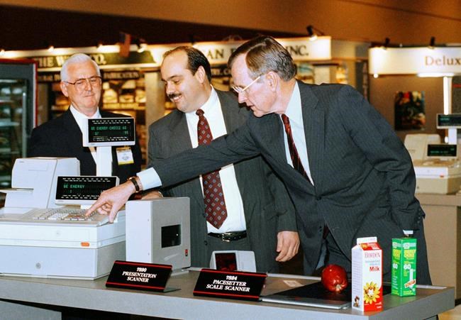 AP Was There: Bush's bum rap on 'amazing' barcode scanner | iNFOnews.ca AP Was There: Bush's bum rap on 'amazing' barcode scanner | iNFOnews.ca
