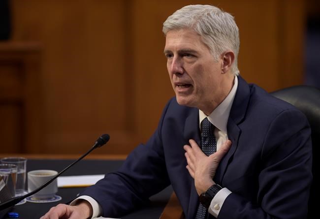 Gorsuch dives into the fray at first Supreme Court arguments | iNFOnews.ca