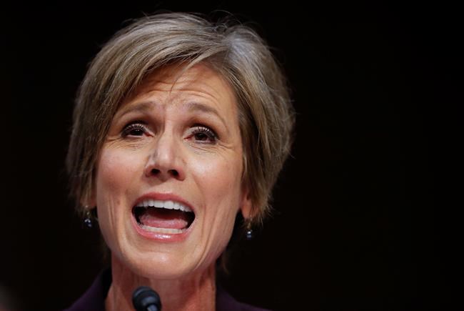 Ex-Justice official Yates heads to law firm where she worked | iNFOnews.ca CP194459097