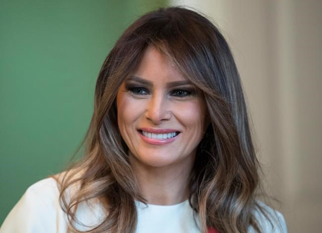 First lady skips Davos with Trump, visits Holocaust museum | iNFOnews.ca