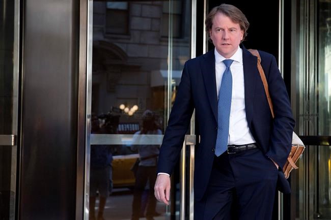 Trump's in-house guardrail: White House Counsel Don McGahn | iNFOnews.ca CP2043906245