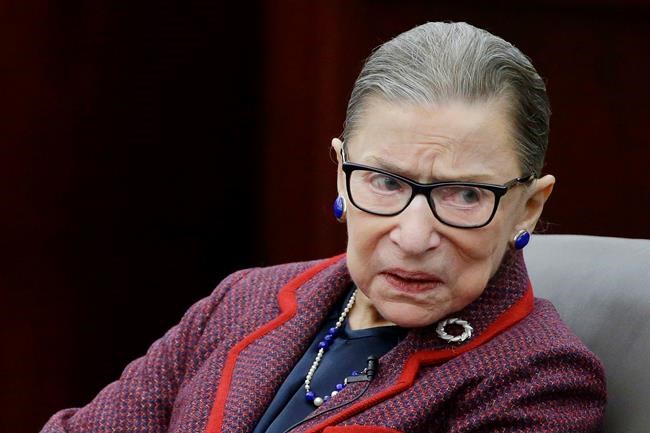 Ginsburg, 85, improving after fall but misses court session | iNFOnews.ca