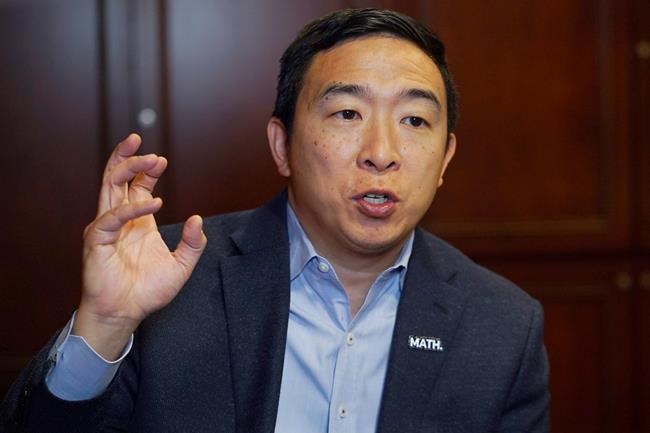 Andrew Yang having fun, but Democrat's message is serious | iNFOnews.ca
