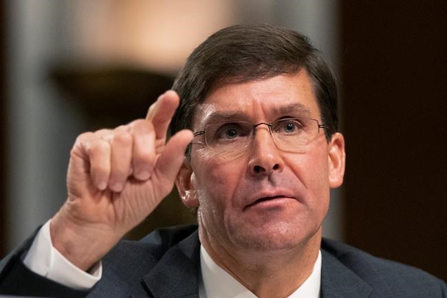 Pentagon chief aims to ensure safe passage in Persian Gulf | iNFOnews.ca CP1126328078