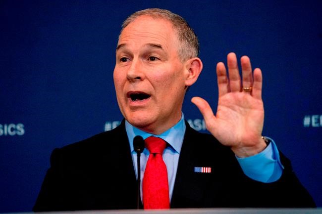 Senator wants info on EPA chief's multiple email accounts | iNFOnews.ca CP2019221960