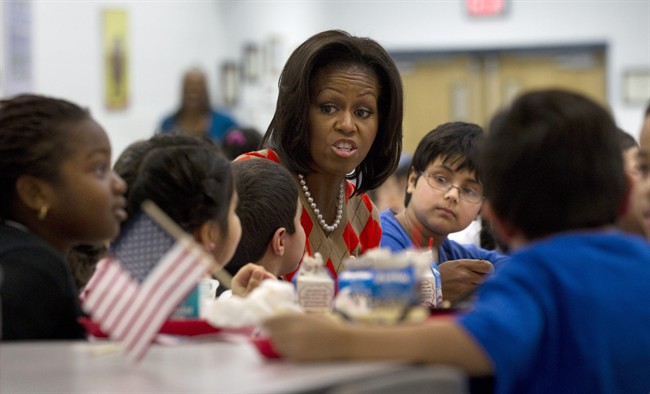 First lady, school meal directors may be headed for truce | iNFOnews.ca CP36058259