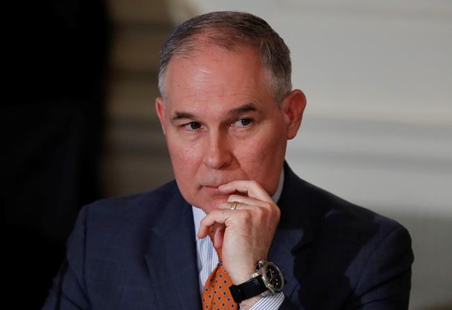 EPA chief says he flies first class due to security concerns | iNFOnews.ca