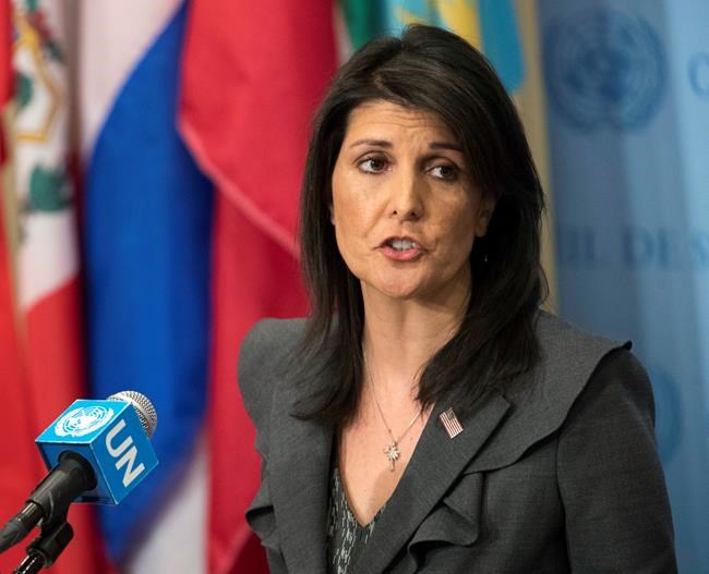 US leaving UN's Human Rights Council, cites anti-Israel bias | iNFOnews.ca CP87017237