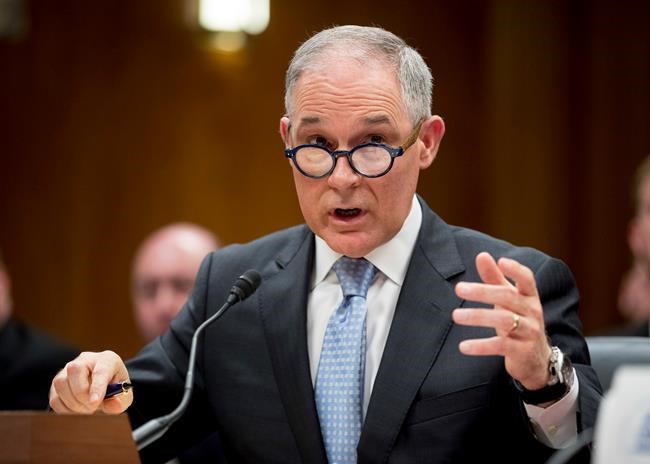 The Latest: EPA chief Pruitt resigns amid ethics scandals | iNFOnews.ca The Latest: EPA chief Pruitt resigns amid ethics scandals | iNFOnews.ca