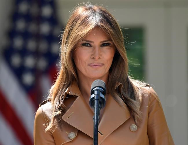 First lady stays behind on Trump's Camp David weekend | iNFOnews.ca