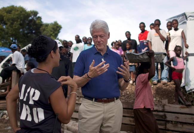 Q&A: Did the Clintons 'cash in' on Haiti's earthquake? | iNFOnews.ca CP1162769744