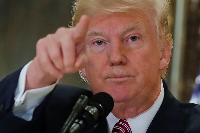 The Latest: Trump touts Jeff Flake's primary challenger | iNFOnews.ca CP225089003
