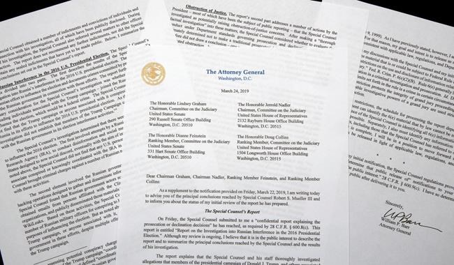 Mueller frustrated with Barr over portrayal of findings | iNFOnews.ca