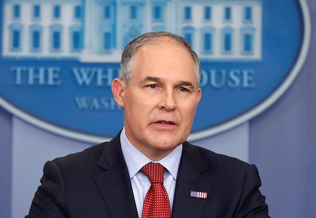 Watchdog to probe EPA chief's purchase of soundproof booth | iNFOnews.ca CP1610996265