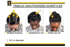 Black military women concerned that new Army hair regulations unfairly target them | iNFOnews.ca CP27867433