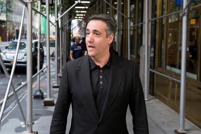 Cohen claims Trump lawyer shaped false statement to Congress | iNFOnews.ca