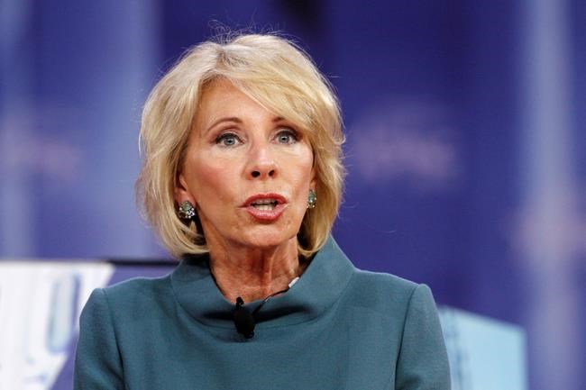 DeVos gets cold shoulder from White House after interviews | iNFOnews.ca