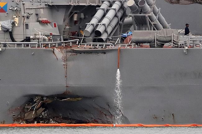 Navy recommends sweeping changes after ship collisions | iNFOnews.ca