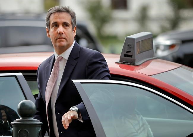 Ex-Trump lawyer Cohen delaying testimony to Congress | iNFOnews.ca
