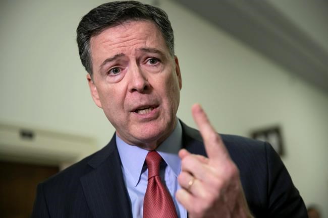 Justice Department declines to prosecute Comey over memos | iNFOnews.ca