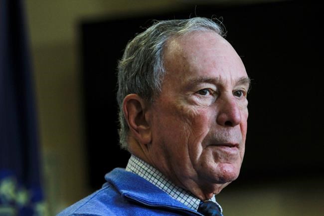 Bloomberg likely to decide on 2020 bid by early next year | iNFOnews.ca CP847410573