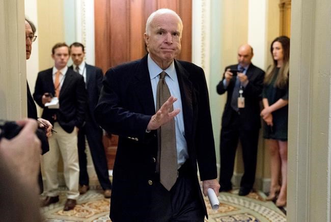 The Latest: McCain tells Senate colleague, 'I'll be back' | iNFOnews.ca The Latest: McCain tells Senate colleague, 'I'll be back' | iNFOnews.ca