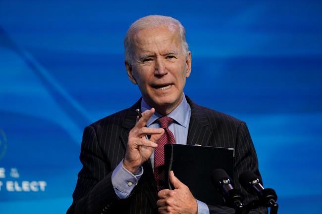 Plunged into virus 'dark winter,' Biden must lead US out | iNFOnews.ca CP649874662