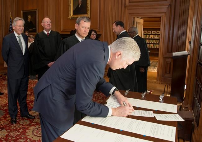 Grunt jobs will come Justice Gorsuch's way at high court | iNFOnews.ca