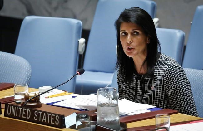 Haley remains boldly off-message as ambassador to UN | iNFOnews.ca