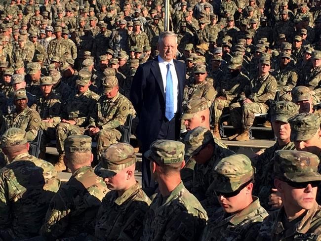 Mattis reveals himself in storytelling moments with troops | iNFOnews.ca Mattis reveals himself in storytelling moments with troops | iNFOnews.ca