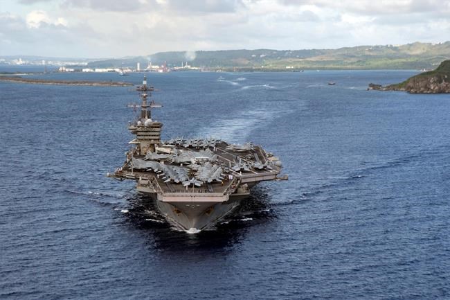 Navy carrier sidelined by virus is back operating in Pacific | iNFOnews.ca Navy carrier sidelined by virus is back operating in Pacific | iNFOnews.ca