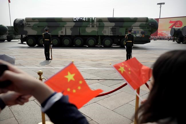 China said to speed up move to more survivable nuclear force | iNFOnews.ca CP99146126