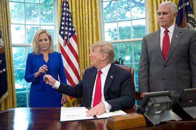 'Great job,' says Trump: Nielsen back in good graces for now | iNFOnews.ca