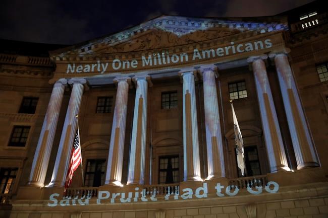 Anti-Trump images become big business for DC projectionist | iNFOnews.ca