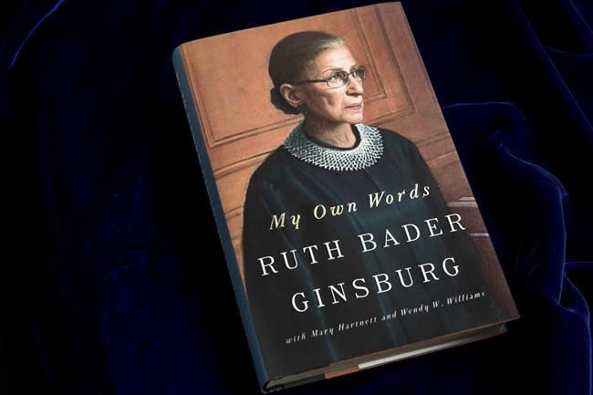 Riding celebrity wave, Justice Ginsburg releasing anthology | iNFOnews.ca