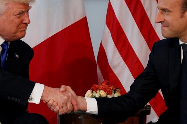 Macron says Trump handshake was 'moment of truth' | iNFOnews.ca