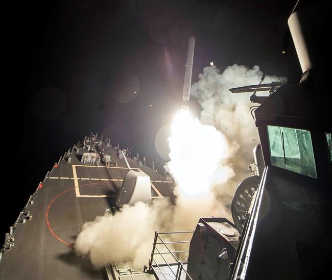 US strike on Syria is widely praised, but angers Russia | iNFOnews.ca