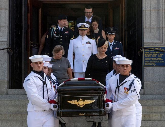 McCain buried at Naval Academy alongside a longtime friend | iNFOnews.ca